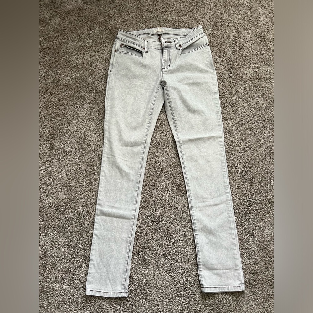 Like new Eileen fisher gray skinny jeans pants • size 6 perfect condition